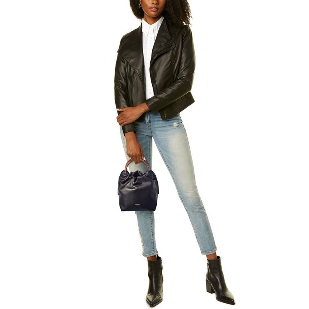 Burberry Ring Detail Mini Leather Tote - Picture 4 of 4